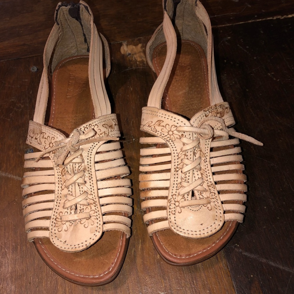Authentic Mexican leather shoes